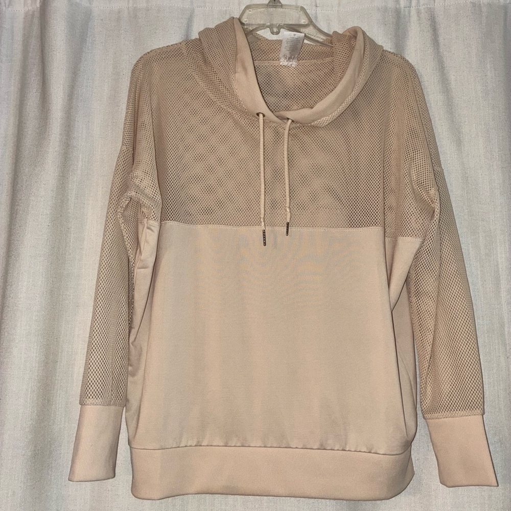 Cali Sport Mesh Hoodie Women's Sz M Active Gym Athleisure